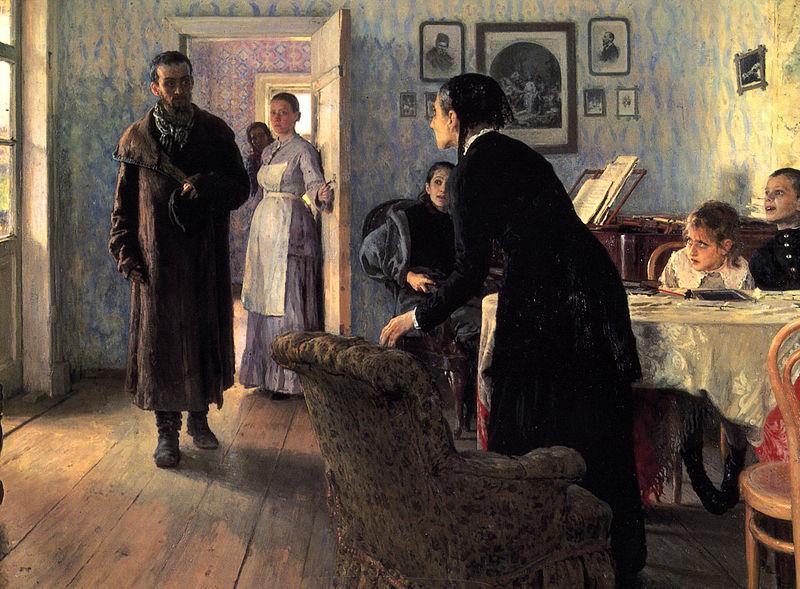 Unexpected Visitors or Unexpected return, Ilya Repin